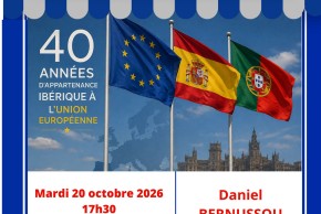 Café de l’Europe « 40 années d’appartenance ibérique à l’Union européenne »