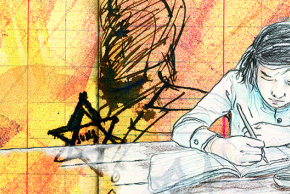 Le cahier de Danièle Kahn,  la guerre à hauteur d’enfant cachée