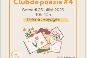 Club de poésie sur le thème "Voyages"