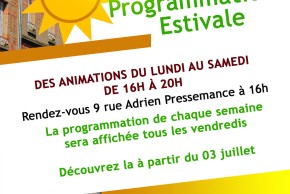 Programmation estivale