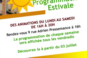 Programmation estivale