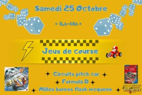 Après-midi jeux de course à La Cité des Jeux