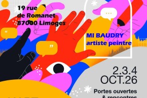 Portes ouvertes de mon atelier dans le cadre des JNA LIMOGES