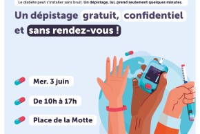 Diabète: venez vous faire dépister