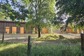 Visite de chantier du site de l'accueil de loisirs aux Bruges