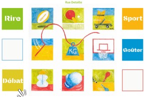 Sur le bord du terrain