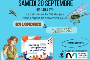 Après-midi Jeux au Musée de la Résistance avec La Cité des Jeux