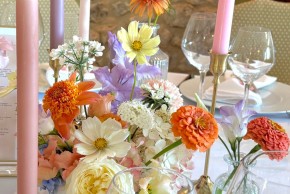 Visite-atelier - Centre de table et bouquets de fleurs avec De Florette
