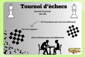 Initiation et Tournoi d'échecs