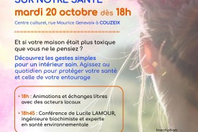 Conférence: Les impacts de notre environnement sur notre santé