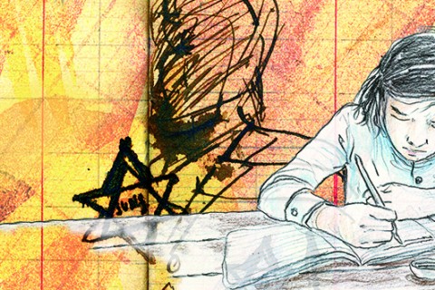 Le cahier de Danièle Kahn,  la guerre à hauteur d’enfant cachée