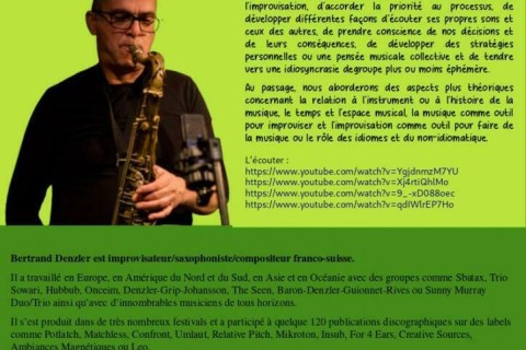 Stage d'improvisation musicale libre