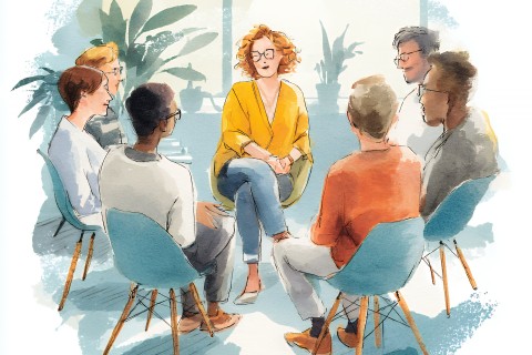 Café conversation