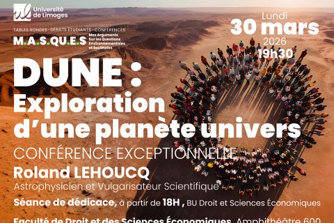 Conférence « DUNE – Exploration d’une planète-univers »