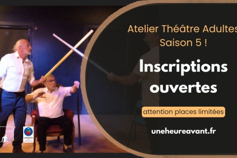 Rejoignez nous pour une année de créativité ! Inscriptions Ateliers théâtre à Limoges