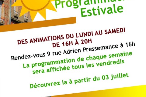 Programmation estivale