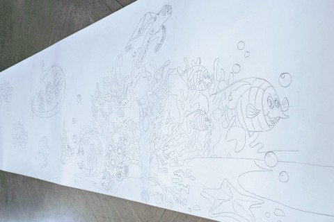 Atelier Fresque aquatique et participative