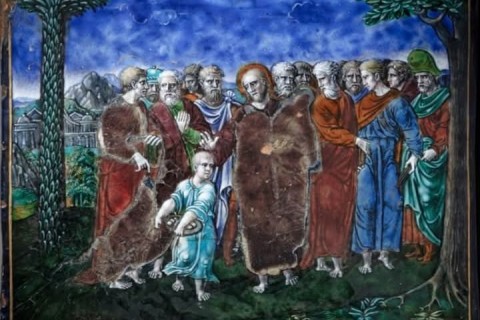 Ensemble exceptionnel d'émail peint par Jean II Pénicaud