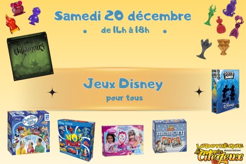 Animation Disney à la Ludothèque