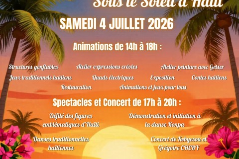 Fête de quartier sous le soleil d'Haïti