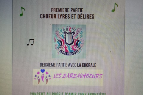CONCERT CARITATIF AU PROFIT D'AMIS SANS FRONTIERE