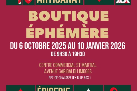 Boutique éphémère noël