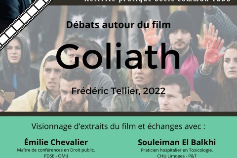 Éco ciné-club I Débats autour du film Goliath