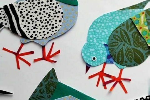 Atelier Animaux réels ou imaginaires : collages