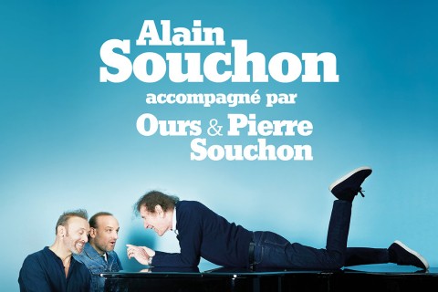 Alain Souchon accompagné d'Ours et Pierre Souchon