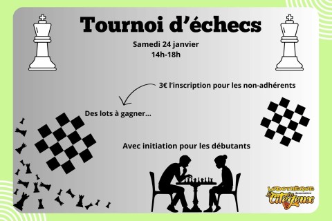 Initiation et Tournoi d'échecs