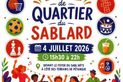 Fête de quartier du Sablard
